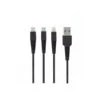 Câble Budi M8J150T3 Câble 3 En 1 -Spigen Zubehor Geschaft cable budi m8j150t3 cable 3 en 1