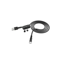 Câble Magnétique 3 En 1 - Type C + Micro + IPhone Lightning - 1,2 Mètres