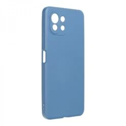 Coque Forcell Silicone Lite Pour Xiaomi Mi 11 Lite 5G / Mi 11 Lite LTE (4G) - Bleu