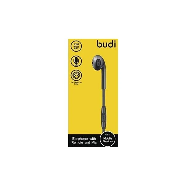 Écouteur Budi M8J101EP Noir 3.5mm 5 Écouteur Budi M8J101EP Noir 3.5mm – Bild 3