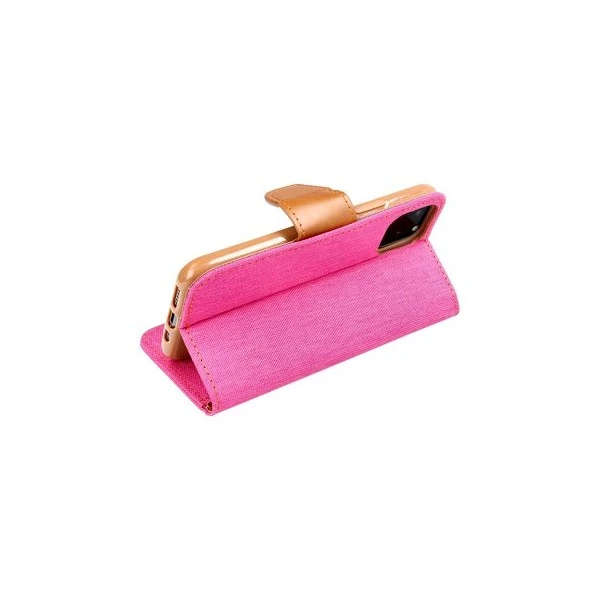 Etui Canvas Pour Samsung Galaxy S21 FE - Rose 5 Etui Canvas Pour Samsung Galaxy S21 FE - Rose – Bild 3