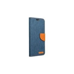 Etui Canvas Pour Samsung Galaxy S22 - Bleu Marine