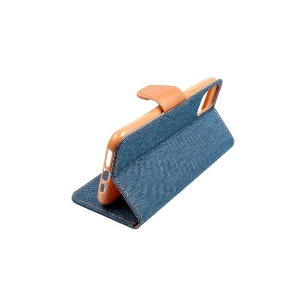 Etui Canvas Pour Samsung Galaxy S22 Plus - Bleu Marine 4 Etui Canvas Pour Samsung Galaxy S22 Plus - Bleu Marine – Bild 2