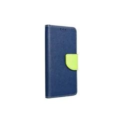 Etui Fancy Pour IPhone 7 / 8 / SE 2020 - Bleu Marine / Citron Vert