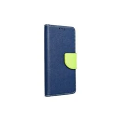 Etui Fancy Pour Oppo A54 5G / A74 5G / A93 5G Bleu Marine/ Lime