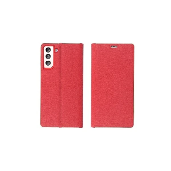 Etui Forcell Luna Pour Samsung Galaxy S22 - Rouge 4 Etui Forcell Luna Pour Samsung Galaxy S22 - Rouge – Bild 2